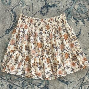 Joie Floral Ruffle Skirt